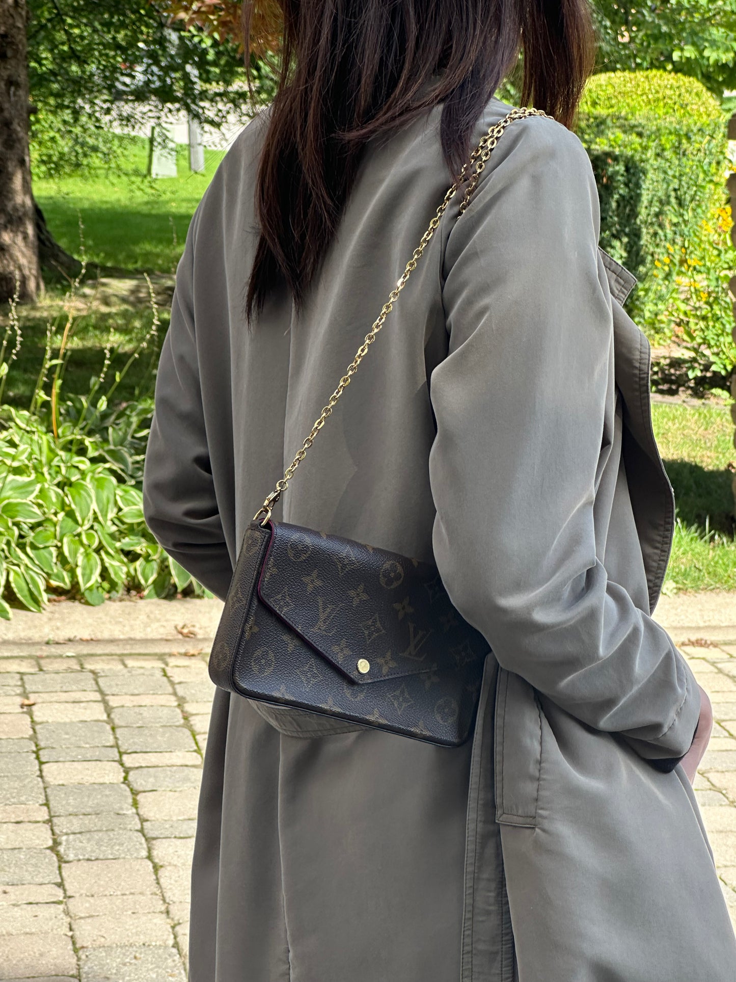 Louis Vuitton Monogram Félicie Pochette w/ one insert