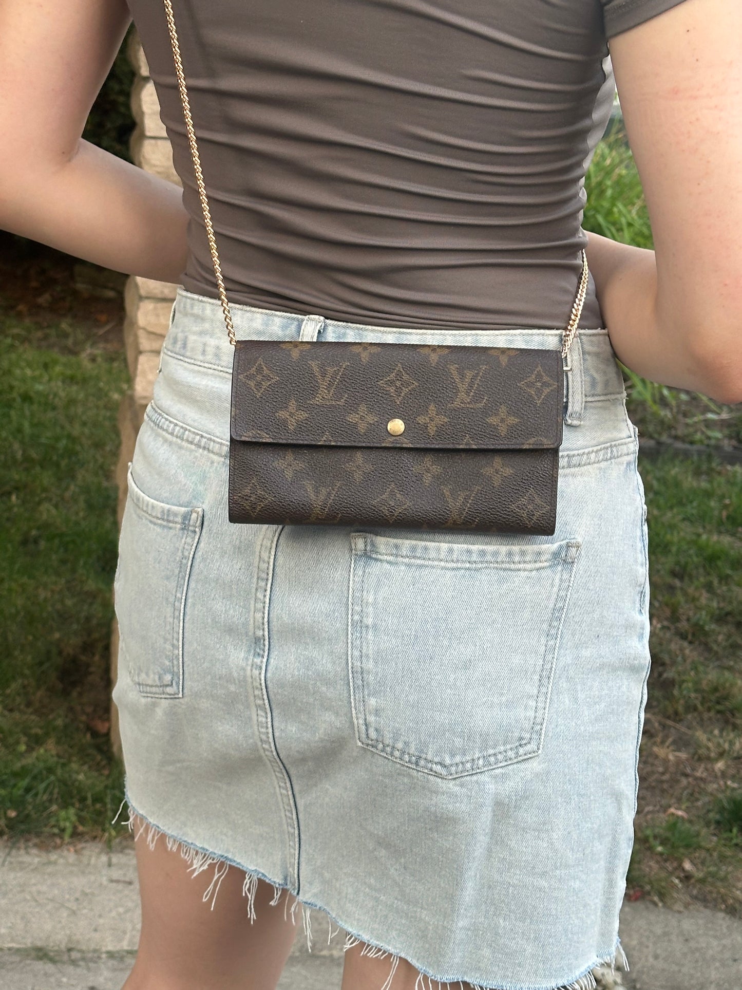 Louis Vuitton Monogram Snap Long Wallet