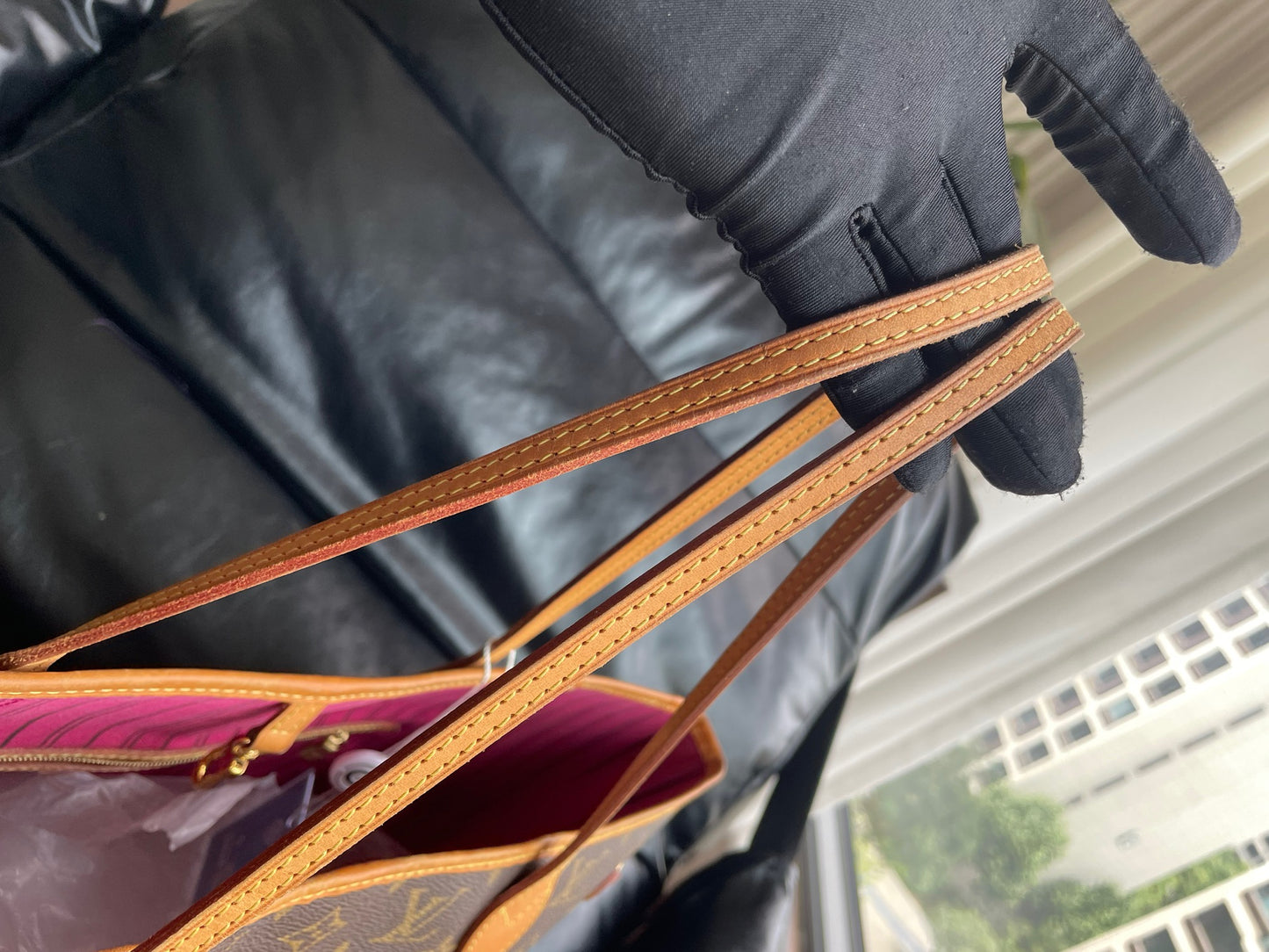 (Coming Soon) Louis Vuitton Monogram Neverfull MM Tote Pivoine/Fuschia