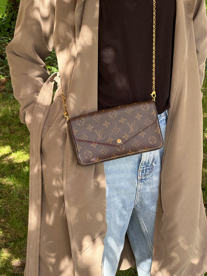 Louis Vuitton Monogram Félicie Pochette w/ one insert
