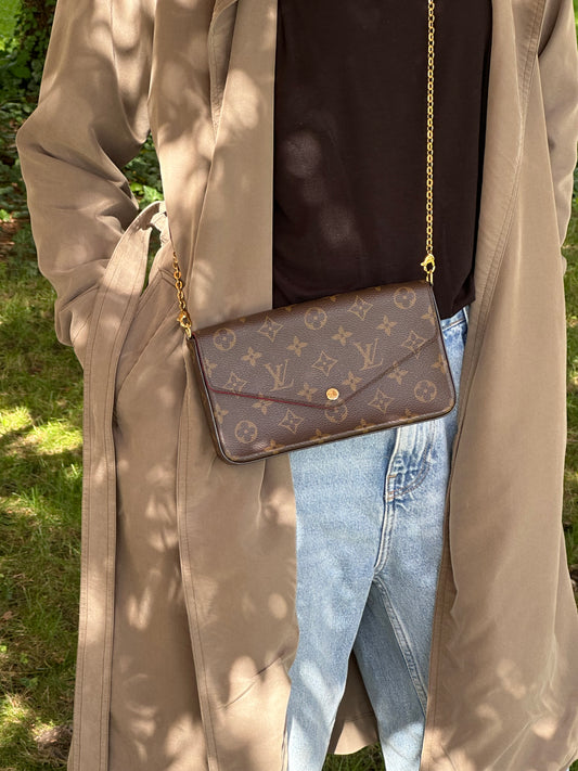 Louis Vuitton Monogram Félicie Pochette w/ one insert