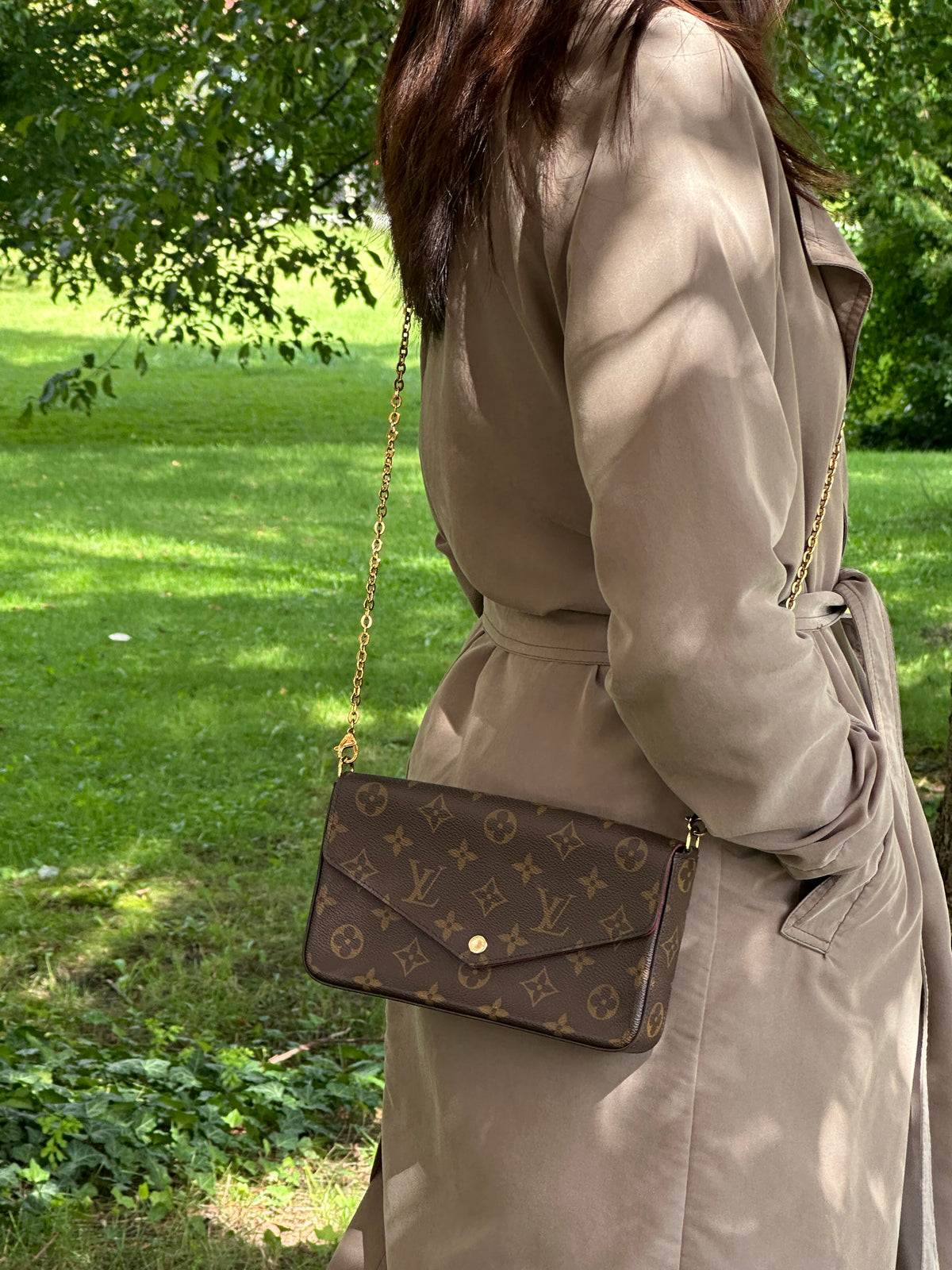 Louis Vuitton Monogram Félicie Pochette w/ one insert