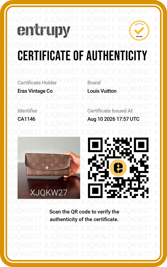 Louis Vuitton Emilie Monogram Wallet (Pink Button & Interior)