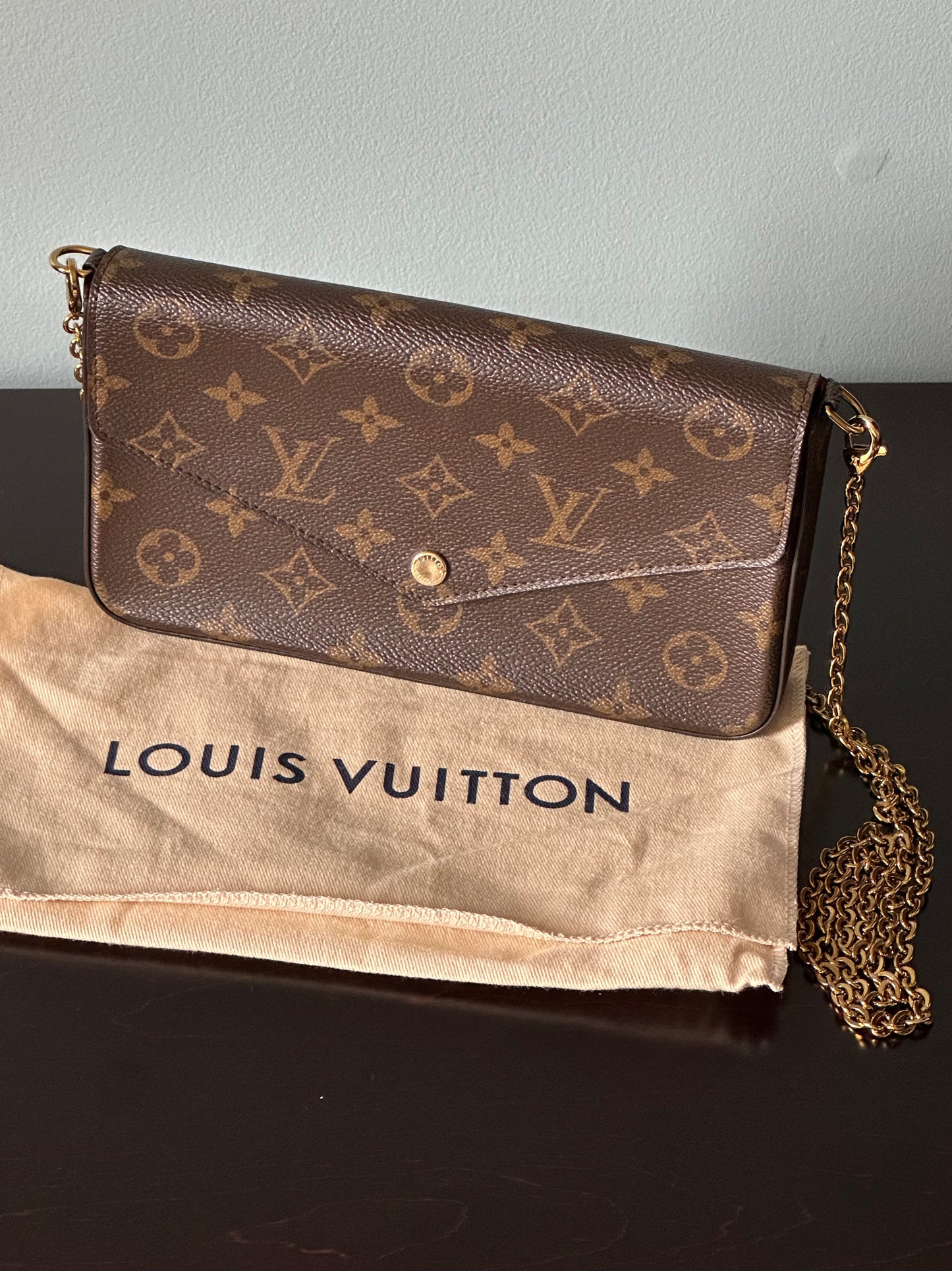 Louis Vuitton Monogram Félicie Pochette w/ one insert