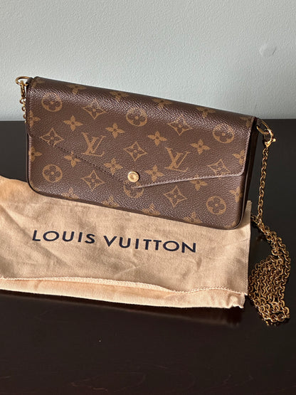 Louis Vuitton Monogram Félicie Pochette w/ one insert