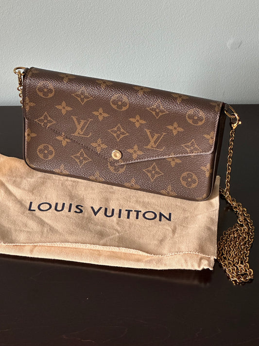 Louis Vuitton Monogram Félicie Pochette w/ one insert