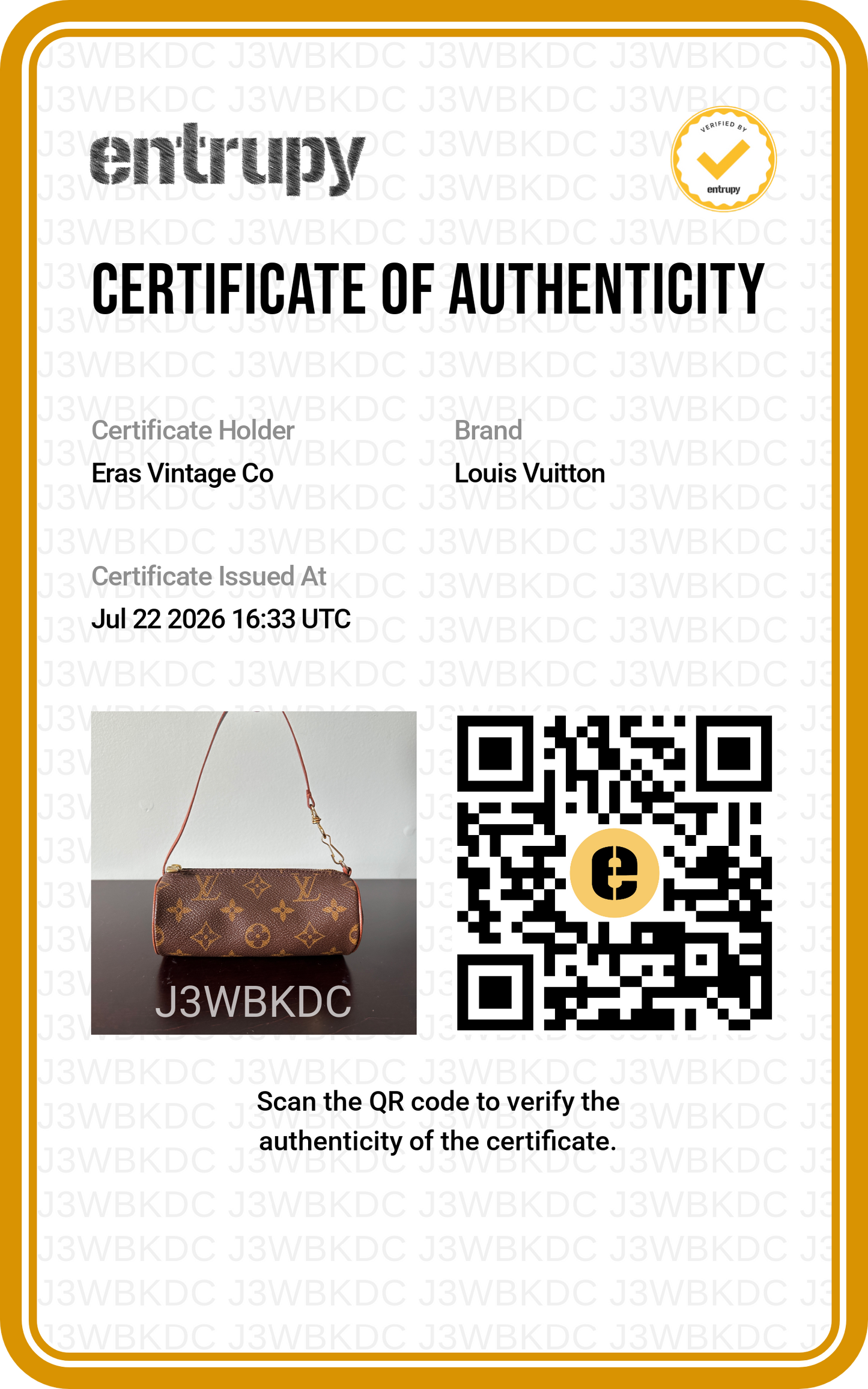 Louis Vuitton Monogram Mini Papillon Bag