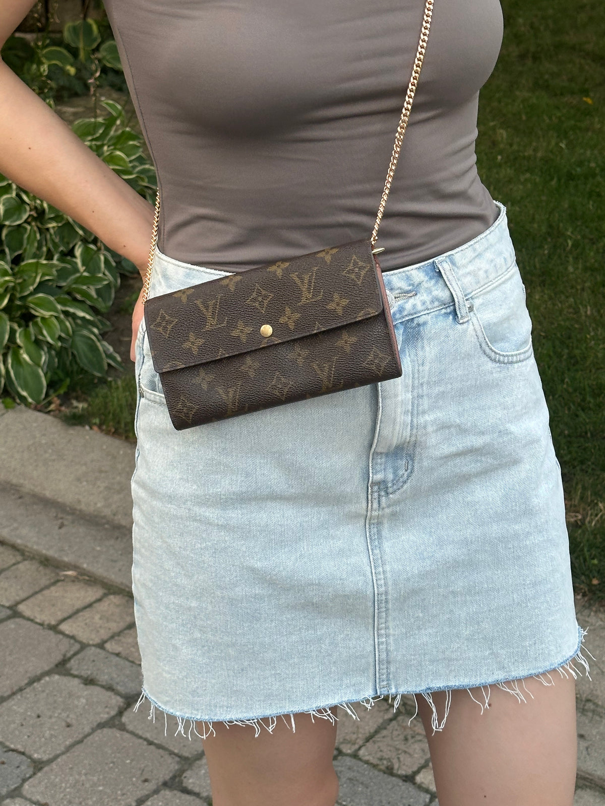 Louis Vuitton Monogram Snap Long Wallet