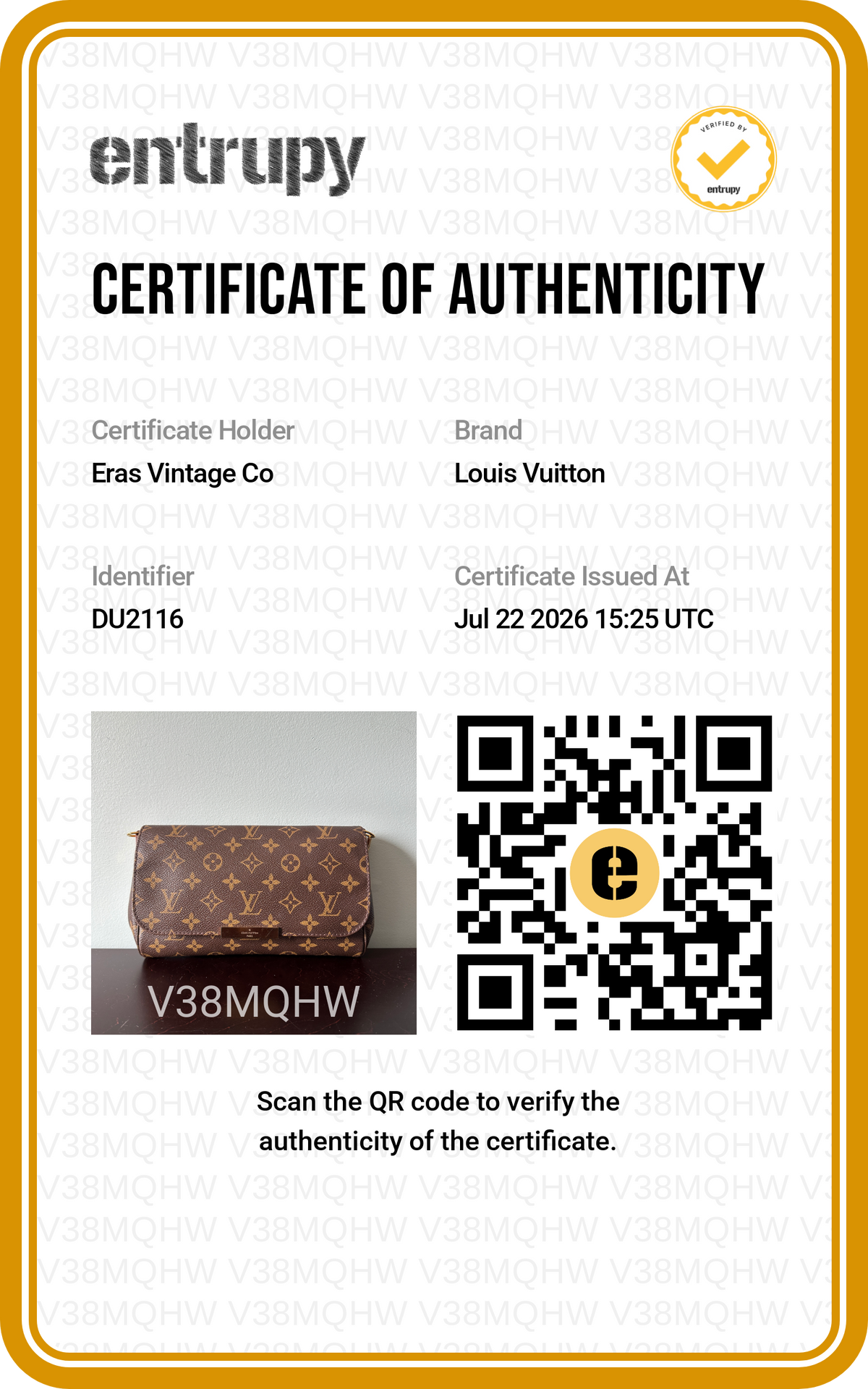 Louis Vuitton Monogram Favorite MM Shoulder Crossbody Bag