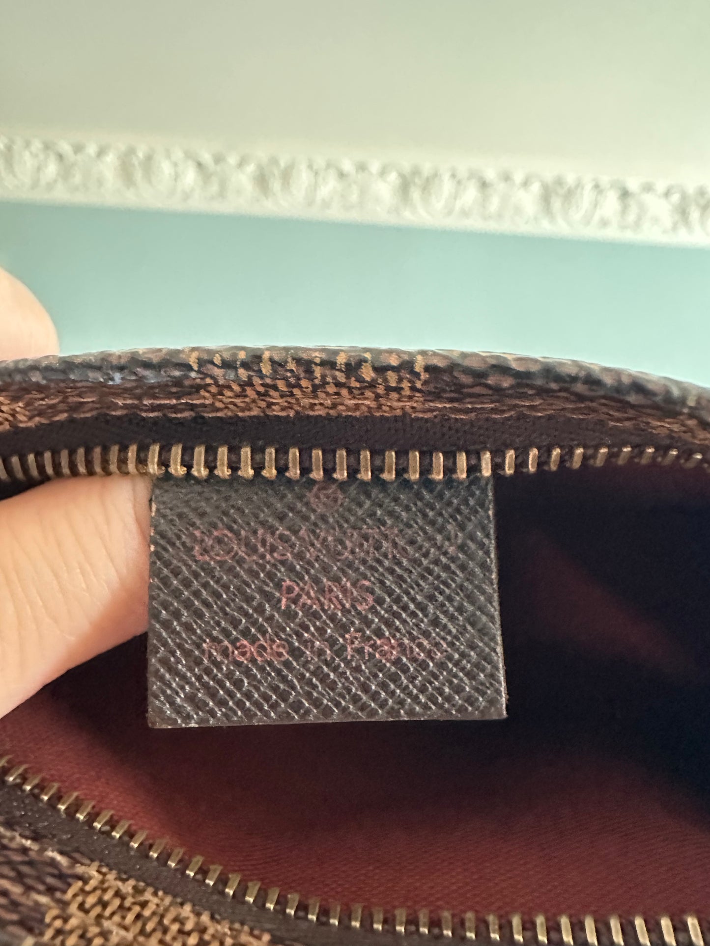 Louis Vuitton Damier Ebene Pochette Trousse