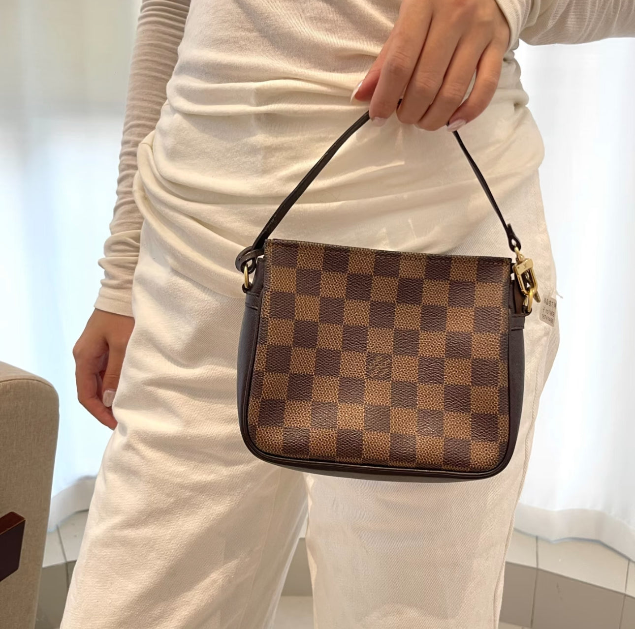 Louis Vuitton Damier Ebene Pochette Trousse