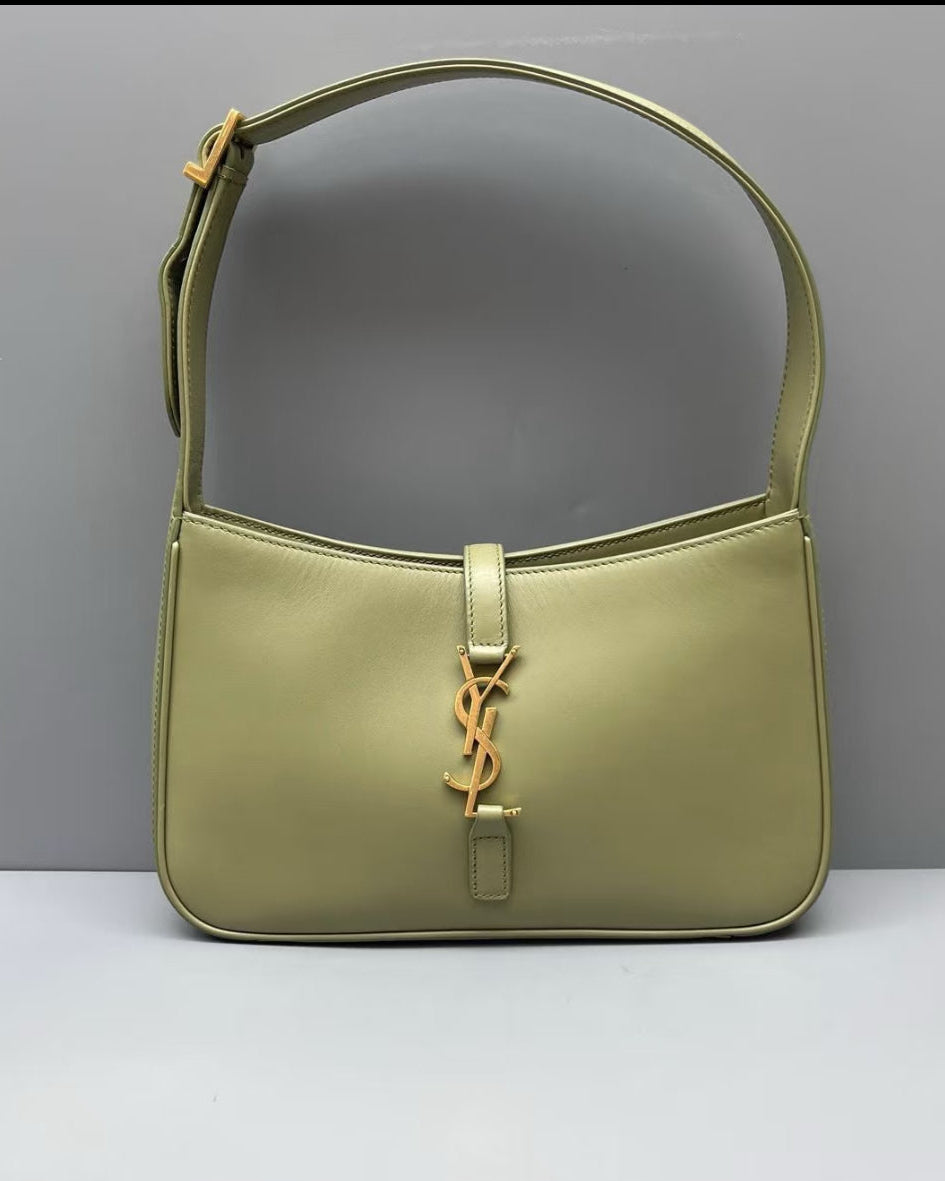 YSL Le 5 À 7 Mini Shoulder Bag Pistachio Green