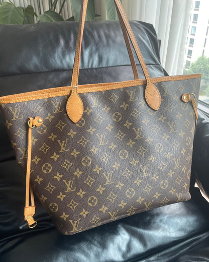 (Coming Soon) Louis Vuitton Monogram Neverfull MM Tote Pivoine/Fuschia