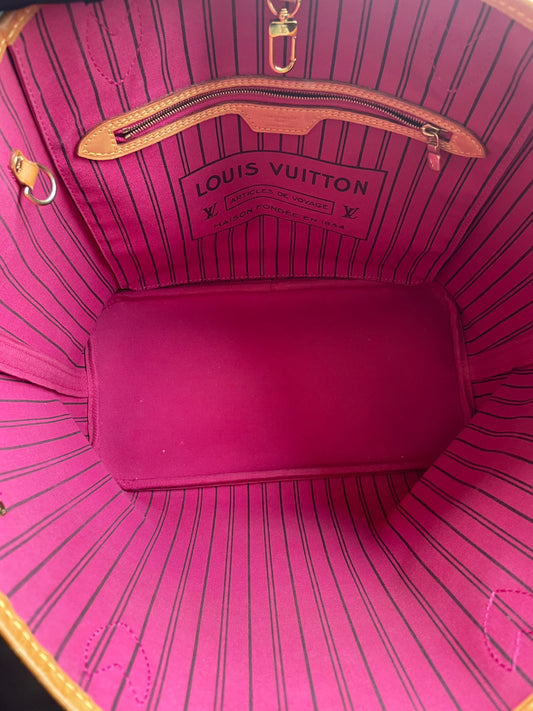 (Coming Soon) Louis Vuitton Monogram Neverfull MM Tote Pivoine/Fuschia
