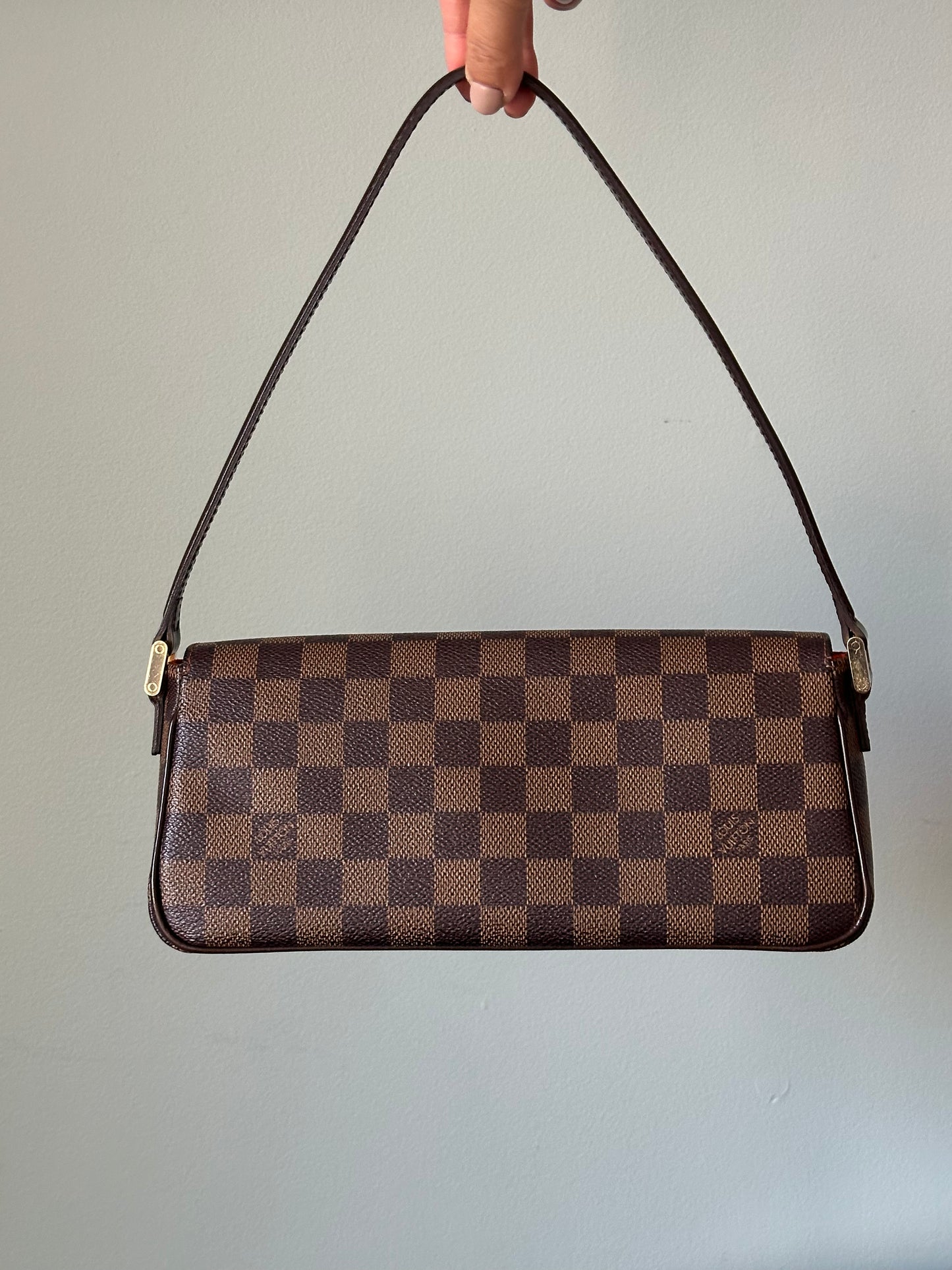 Louis Vuitton Damier Ebene Recoleta Shoulder Bag