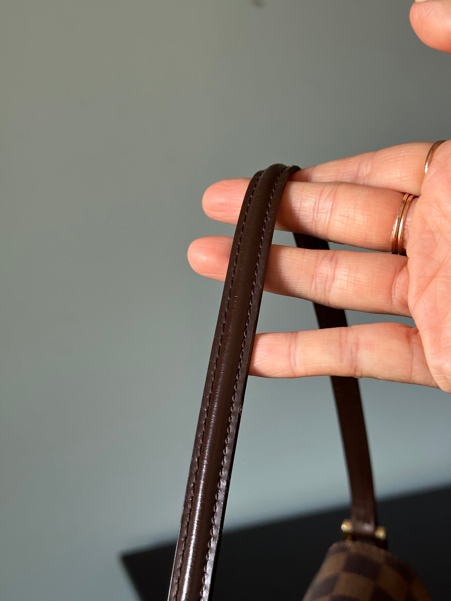 Louis Vuitton Damier Ebene Recoleta Shoulder Bag