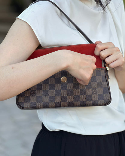 Louis Vuitton Damier Ebene Recoleta Shoulder Bag