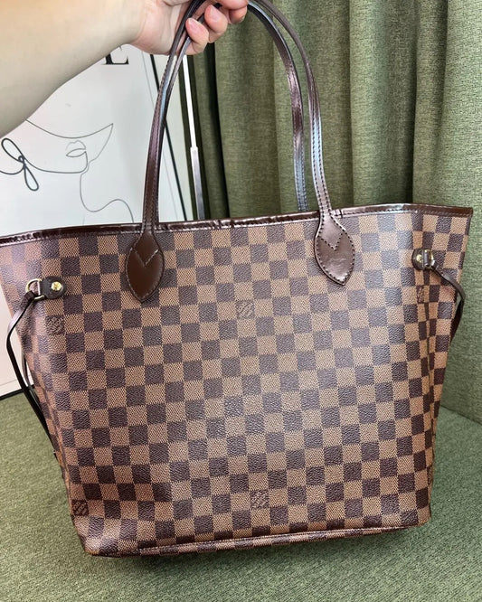 (Coming Soon) Louis Vuitton Damier Ebene Neverfull MM Tote