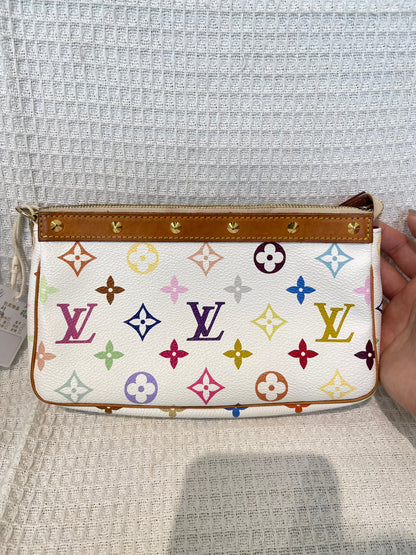 (Coming Soon) Louis Vuitton Murakami Monogram Multicolore Pochette Accessoires