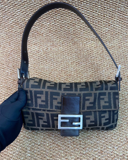 PRE-ORDER Fendi Zucca Baguette Shoulder Bag