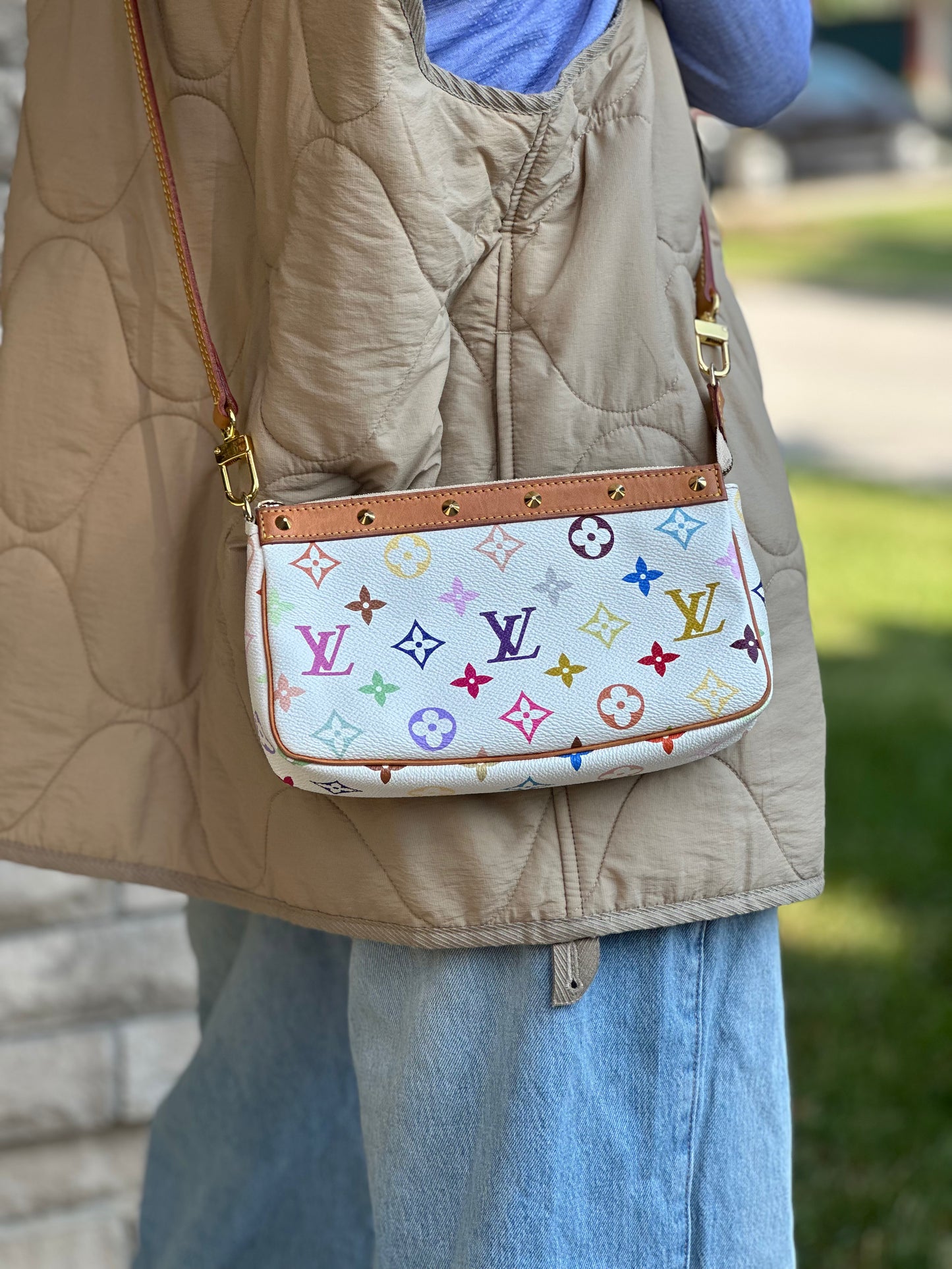 Louis Vuitton Murakami Monogram Multicolore Pochette Accessoires