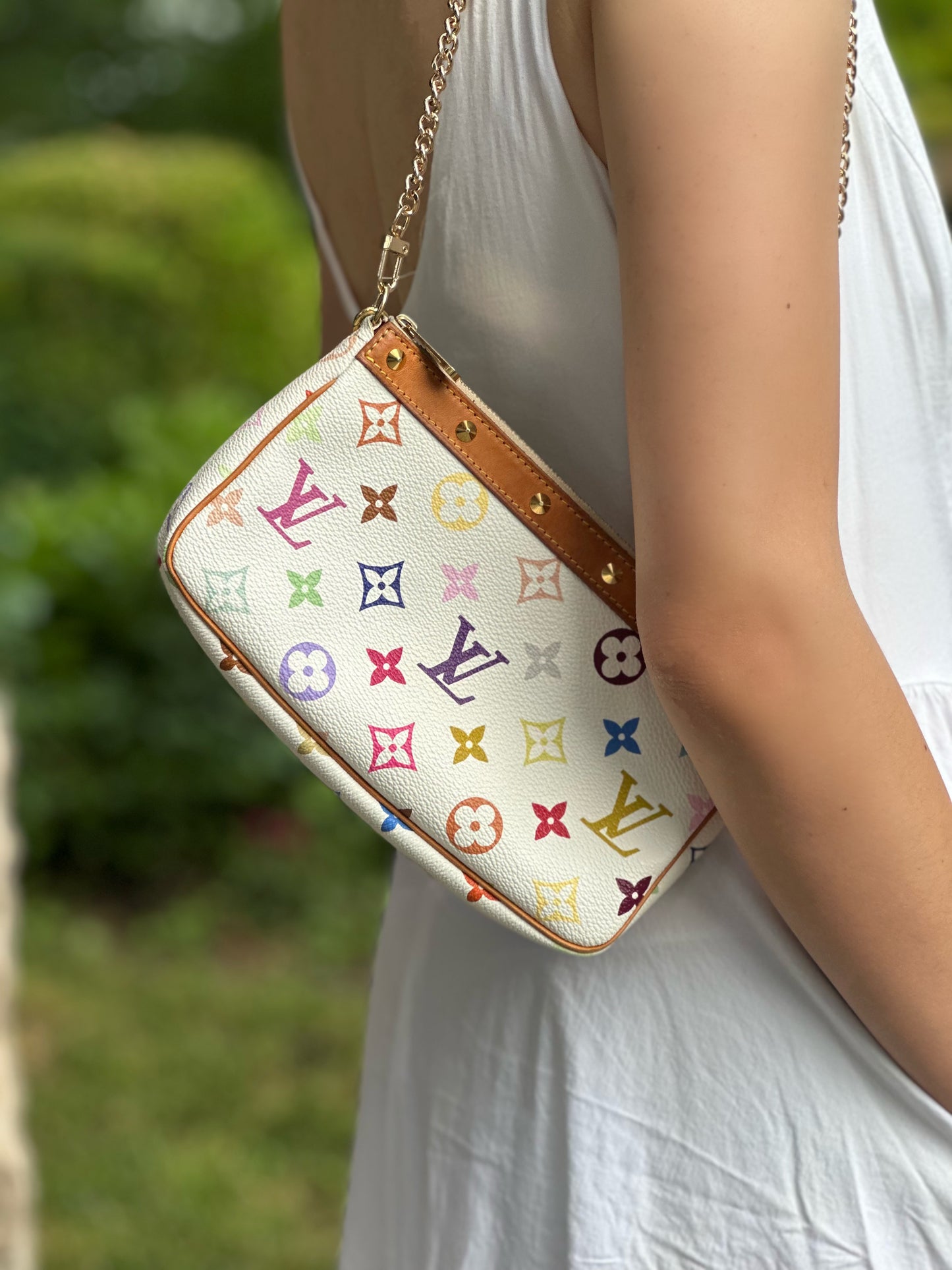 Louis Vuitton Murakami Monogram Multicolore Pochette Accessoires