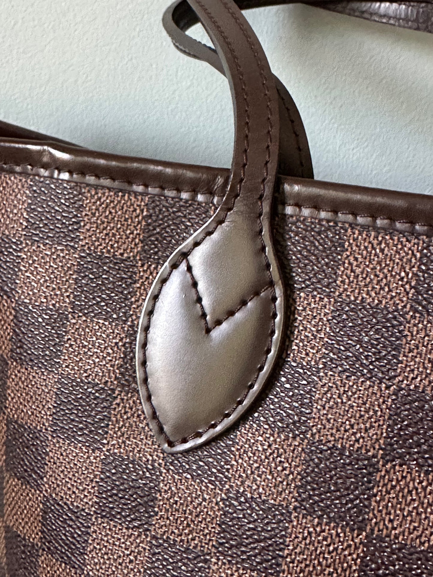 Louis Vuitton Damier Ebene Neverfull MM Tote