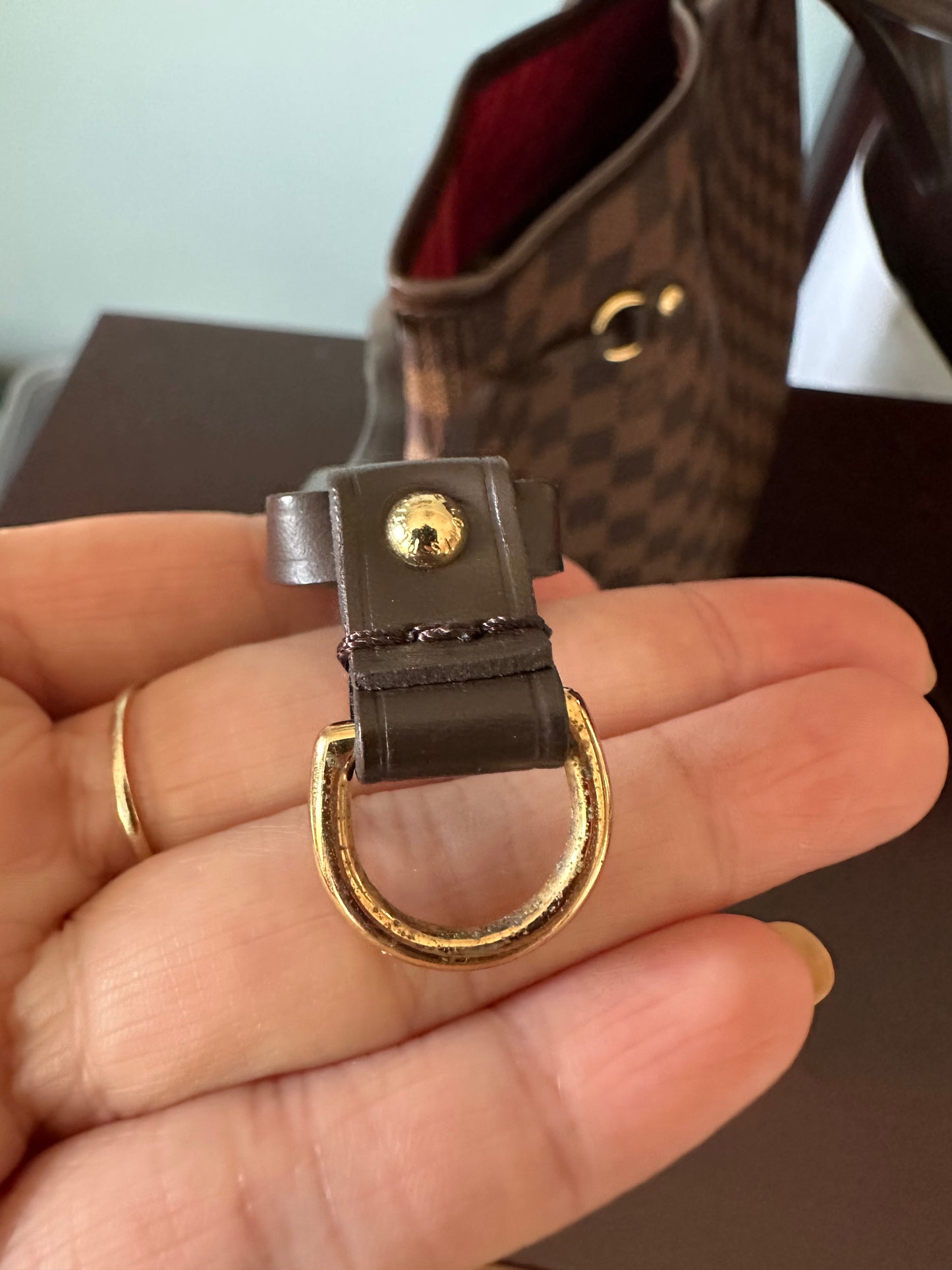 Louis Vuitton Damier Ebene Neverfull MM Tote