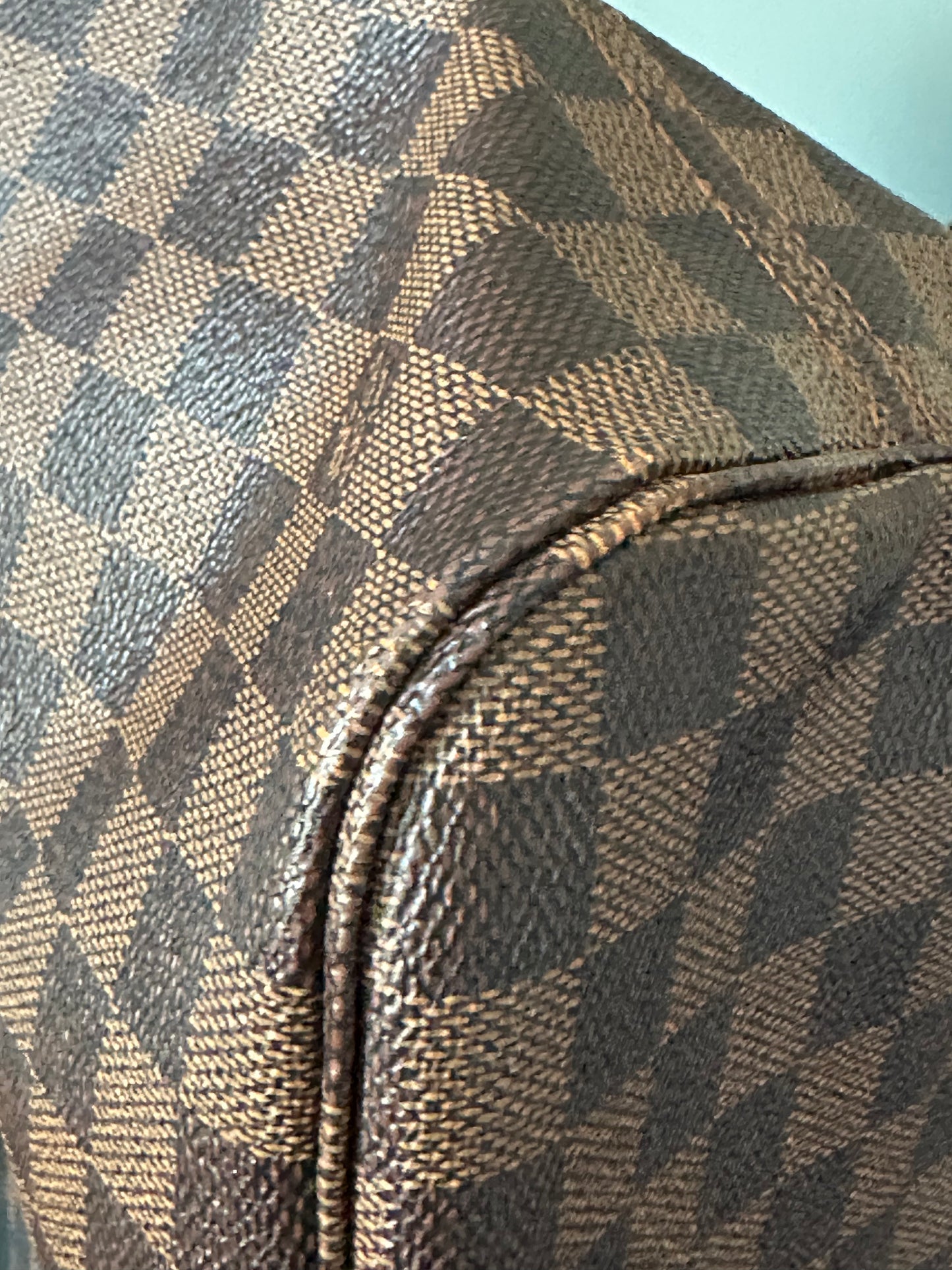 Louis Vuitton Damier Ebene Neverfull MM Tote