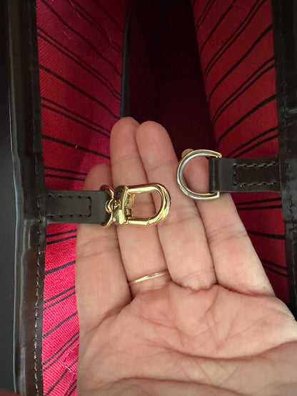 Louis Vuitton Damier Ebene Neverfull MM Tote