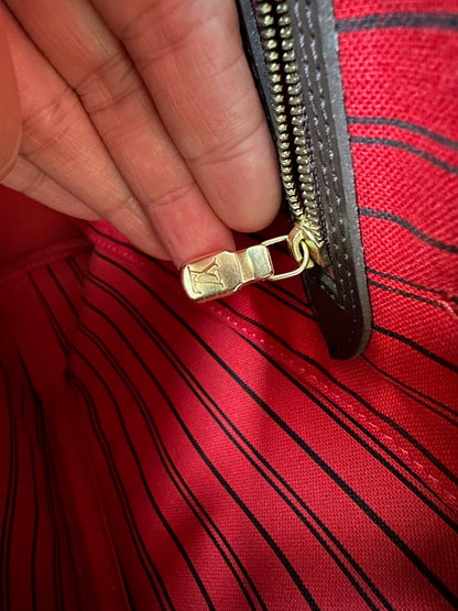 Louis Vuitton Damier Ebene Neverfull MM Tote