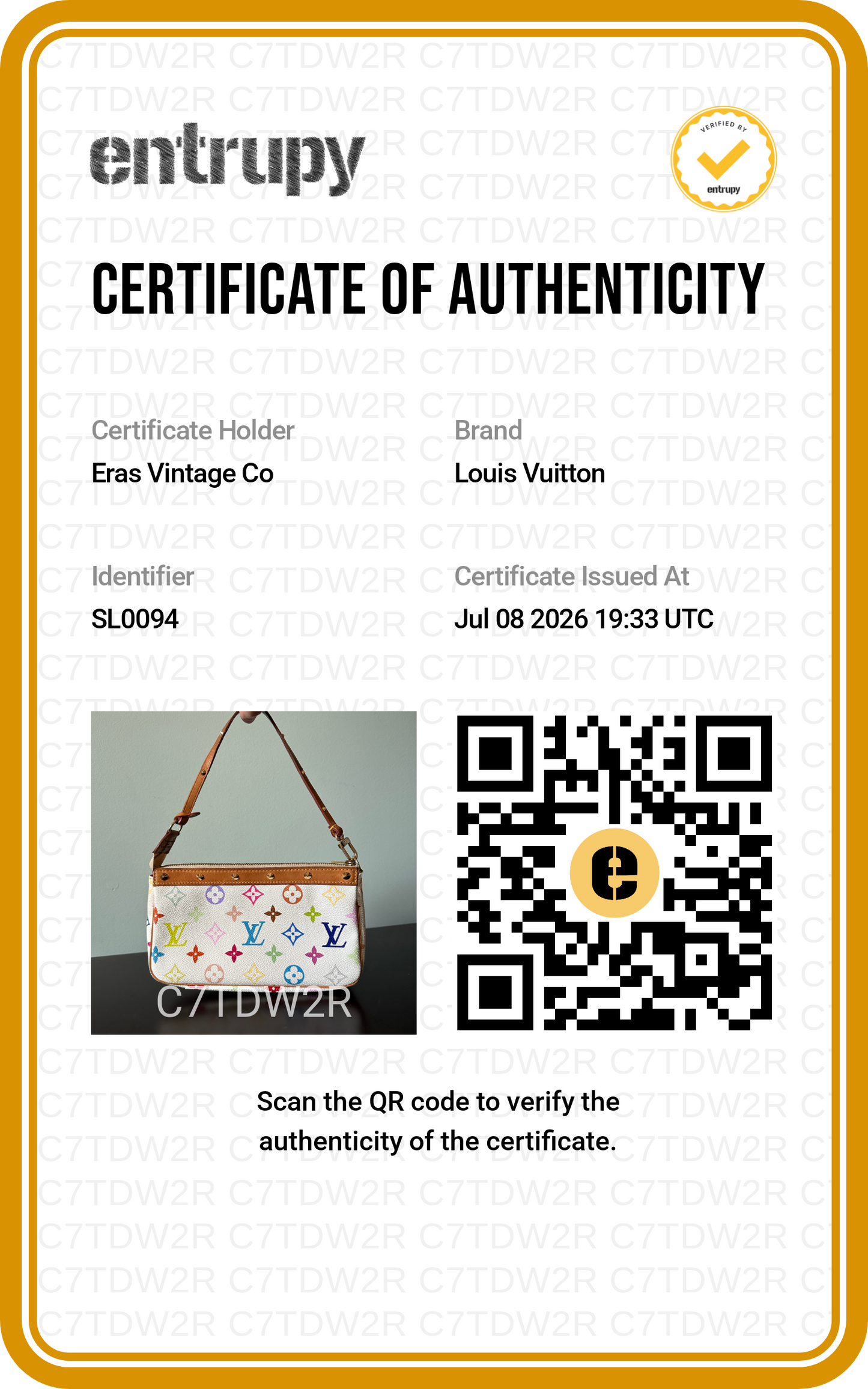 Louis Vuitton Murakami Monogram Multicolore Pochette Accessoires