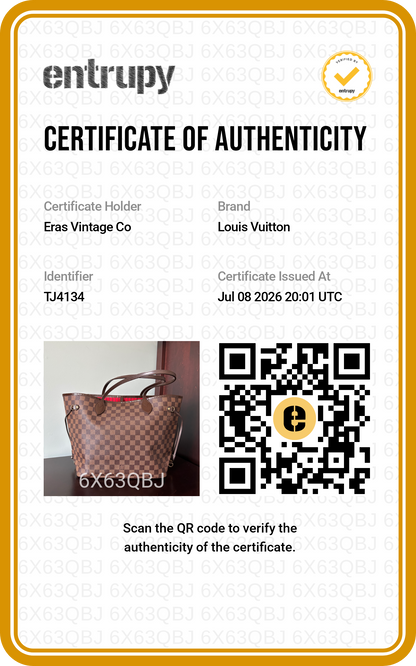 Louis Vuitton Damier Ebene Neverfull MM Tote