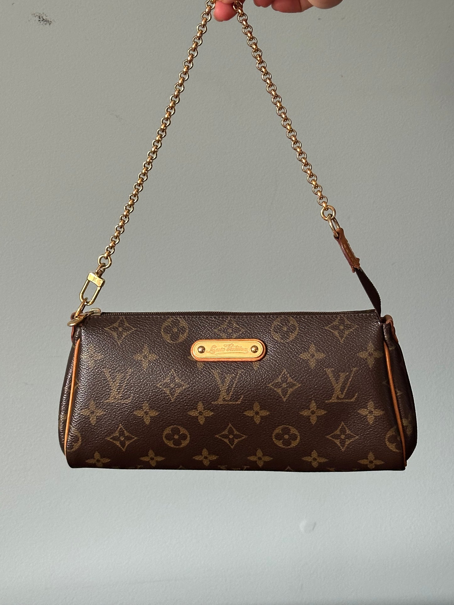 Louis Vuitton Monogram Pochette Eva Shoulder Crossbody Bag