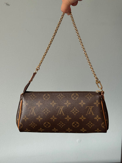 Louis Vuitton Monogram Pochette Eva Shoulder Crossbody Bag