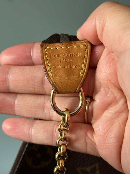 Louis Vuitton Monogram Pochette Eva Shoulder Crossbody Bag