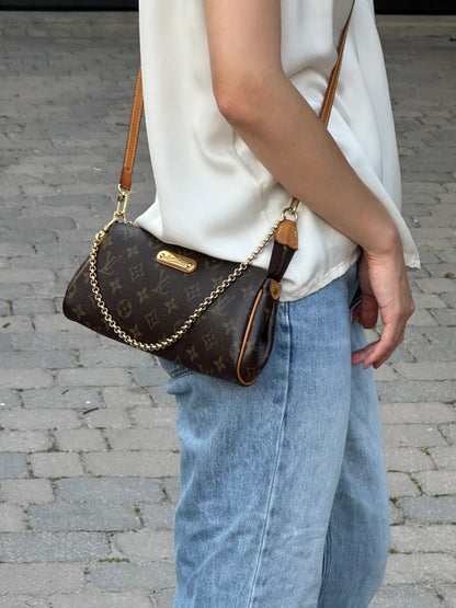 Louis Vuitton Monogram Pochette Eva Shoulder Crossbody Bag