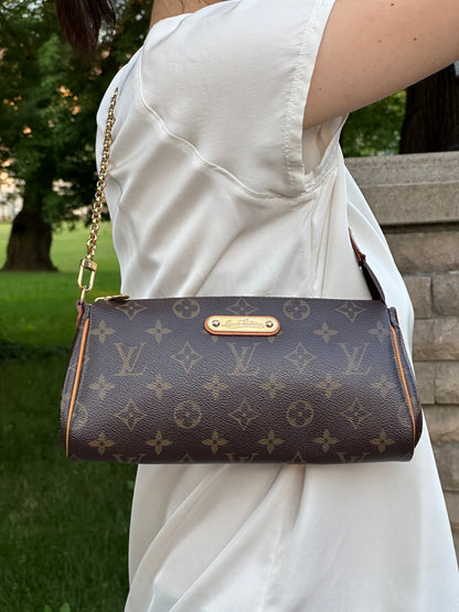 Louis Vuitton Monogram Pochette Eva Shoulder Crossbody Bag