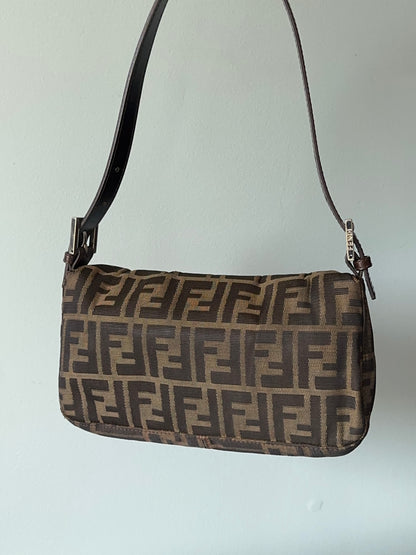 Fendi Zucca Baguette Bag