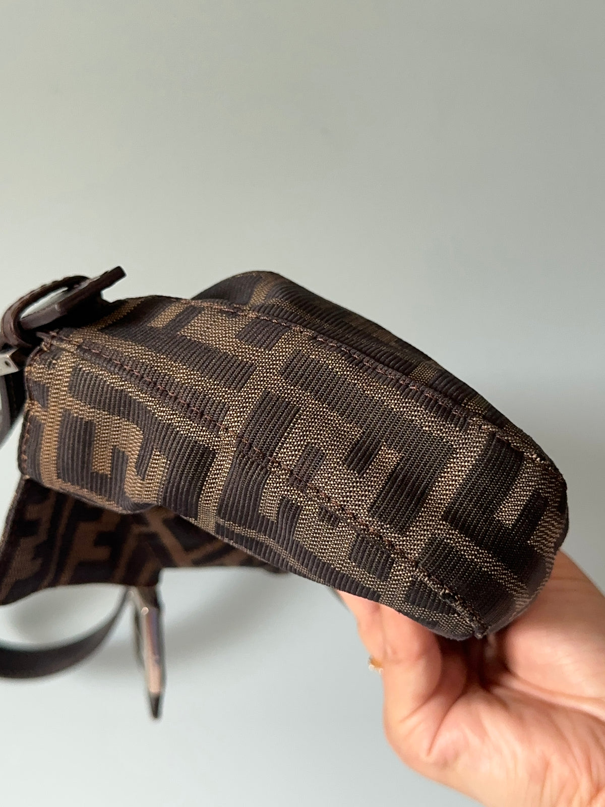Fendi Zucca Baguette Bag