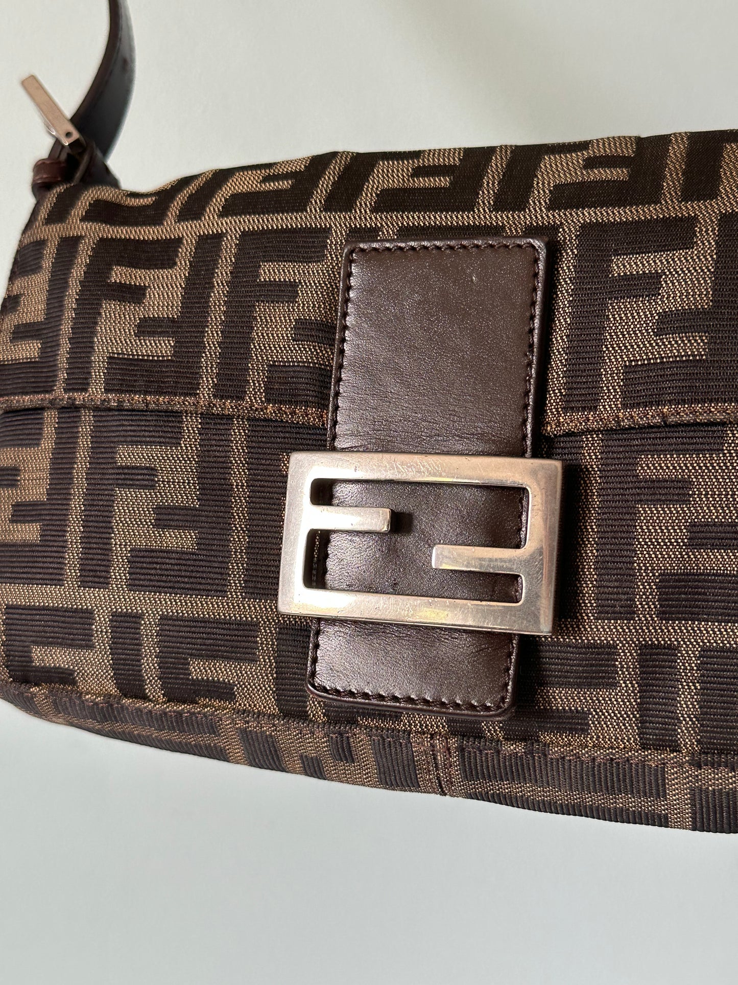 Fendi Zucca Baguette Bag
