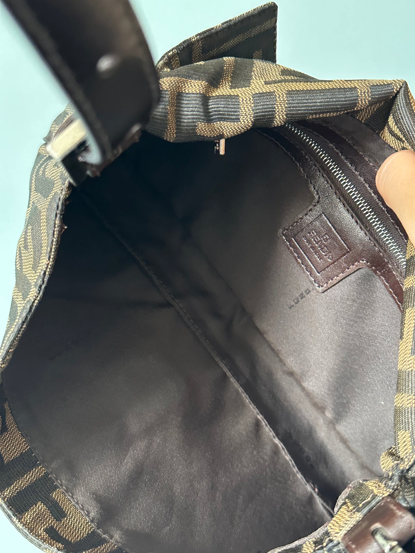 Fendi Zucca Baguette Bag