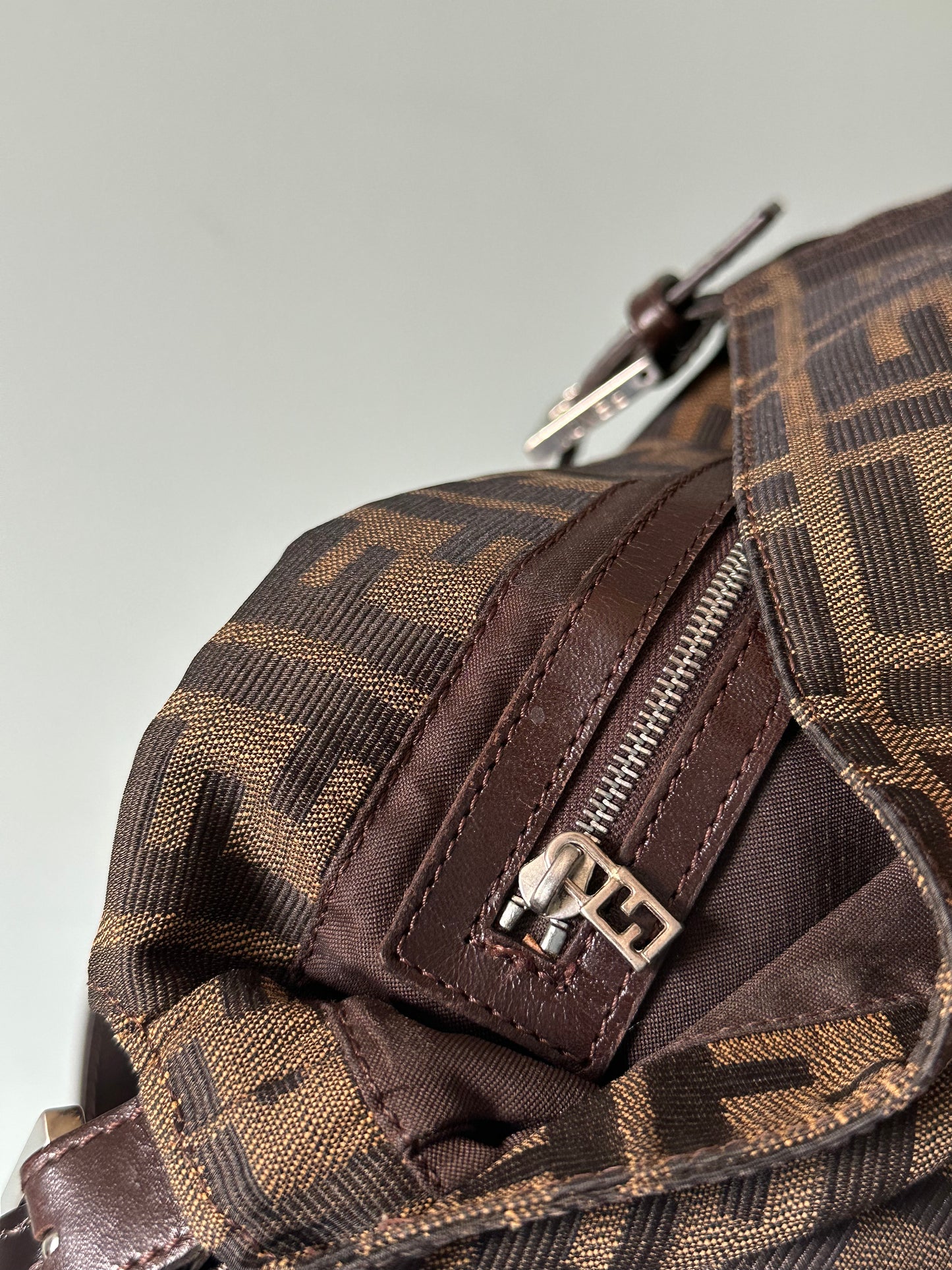 Fendi Zucca Baguette Bag