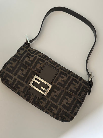 Fendi Zucca Baguette Bag