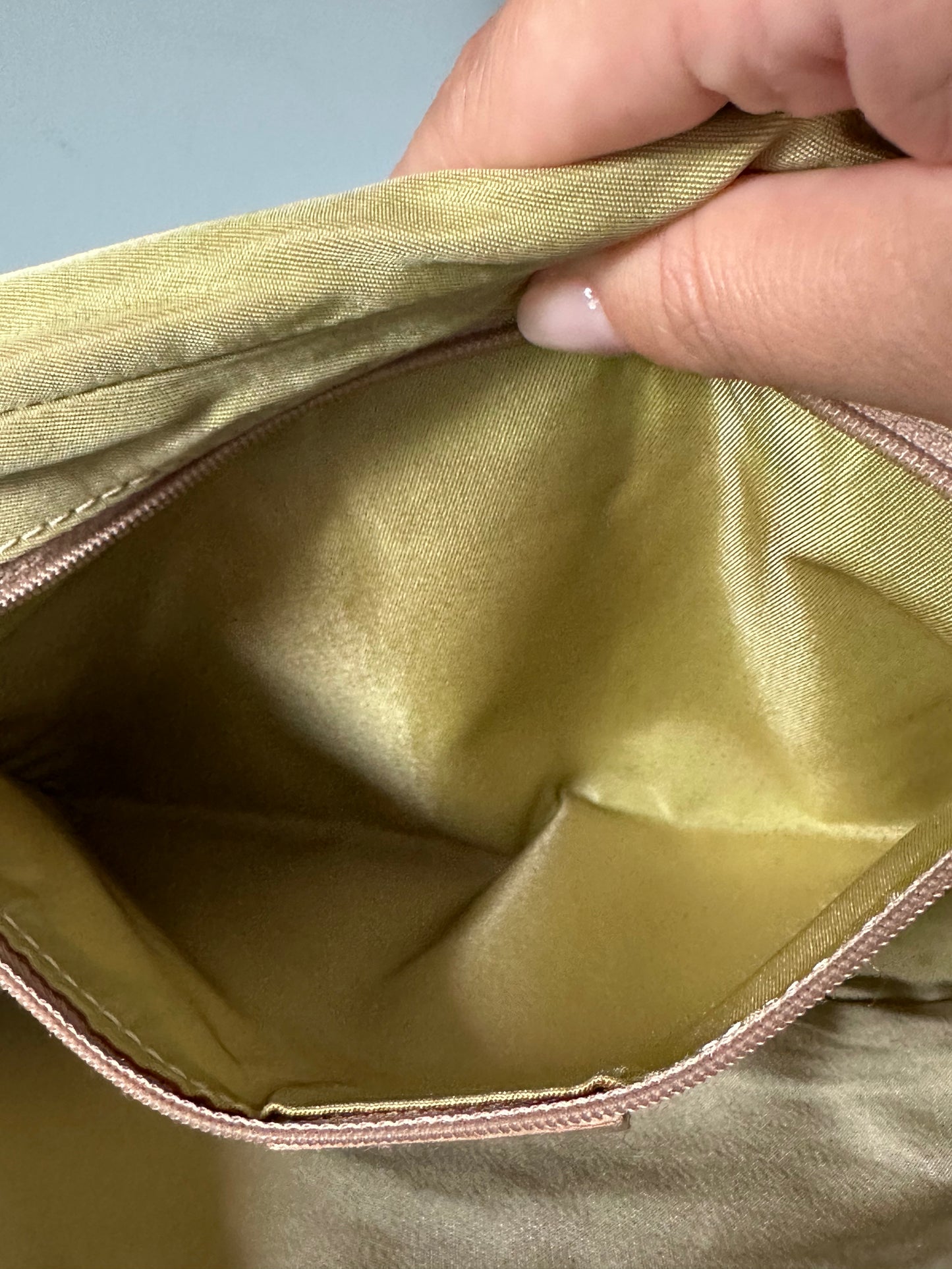 Christian Dior Malice Denim Golden Bead Shoulder Bag