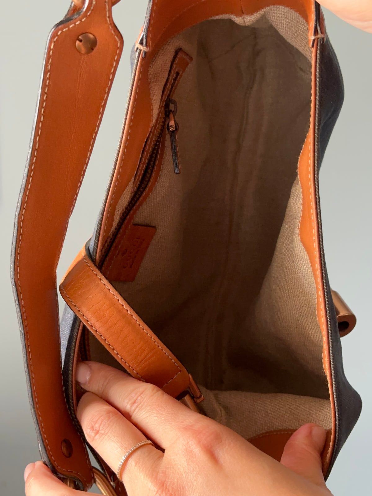 Gucci Large Jackie Denim Hobo Bag