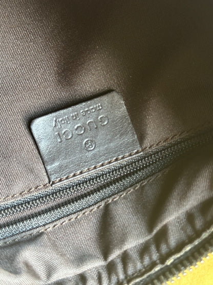 Gucci GG Pleated Monogram Hobo Shoulder Bag