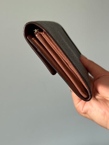 Louis Vuitton Monogram Snap Long Wallet
