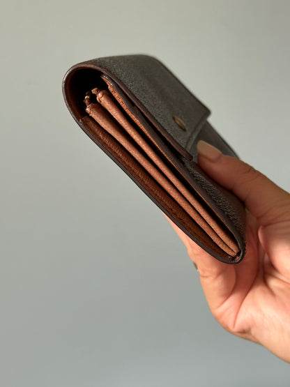 Louis Vuitton Monogram Snap Long Wallet