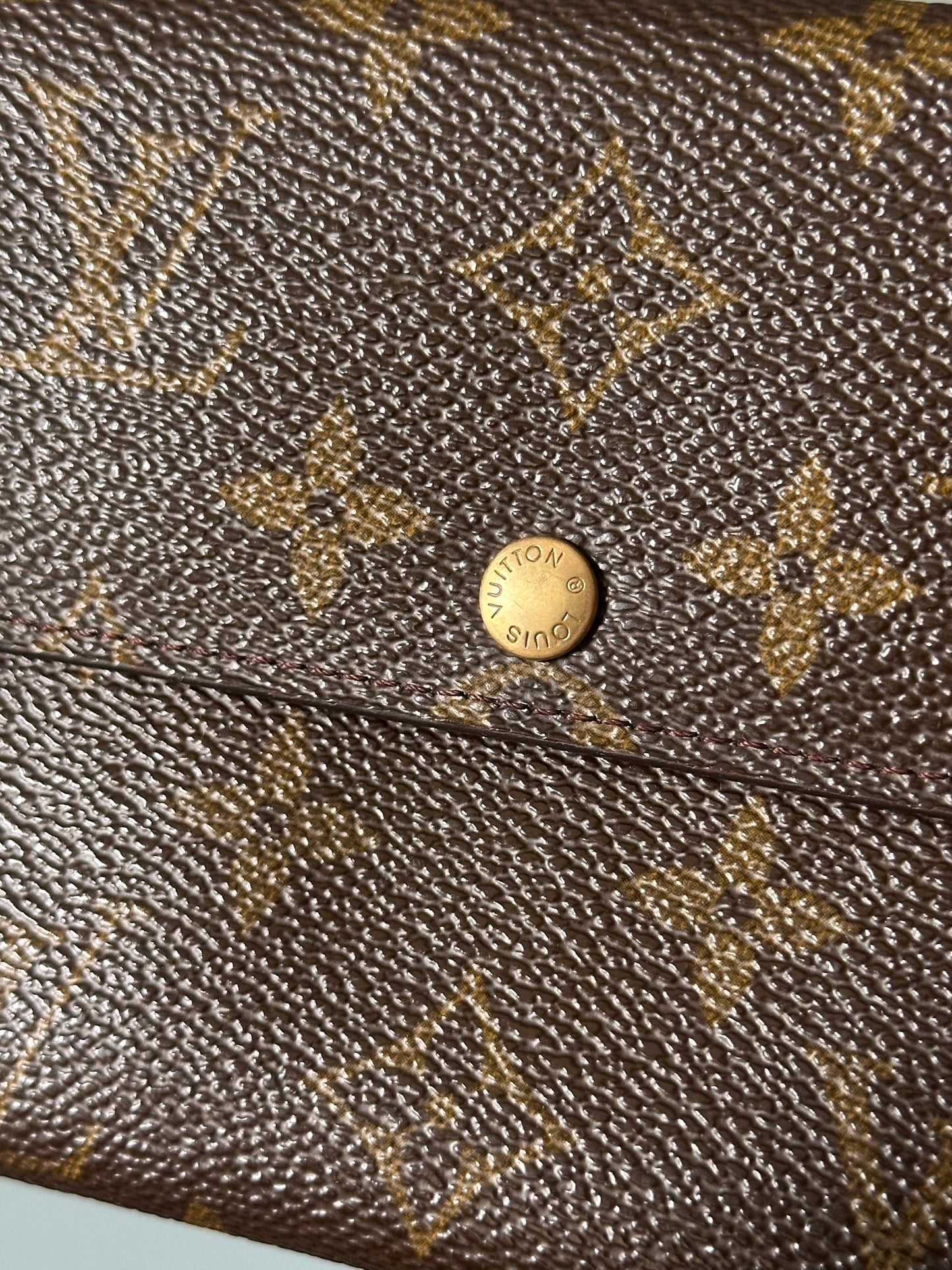 Louis Vuitton Monogram Snap Long Wallet